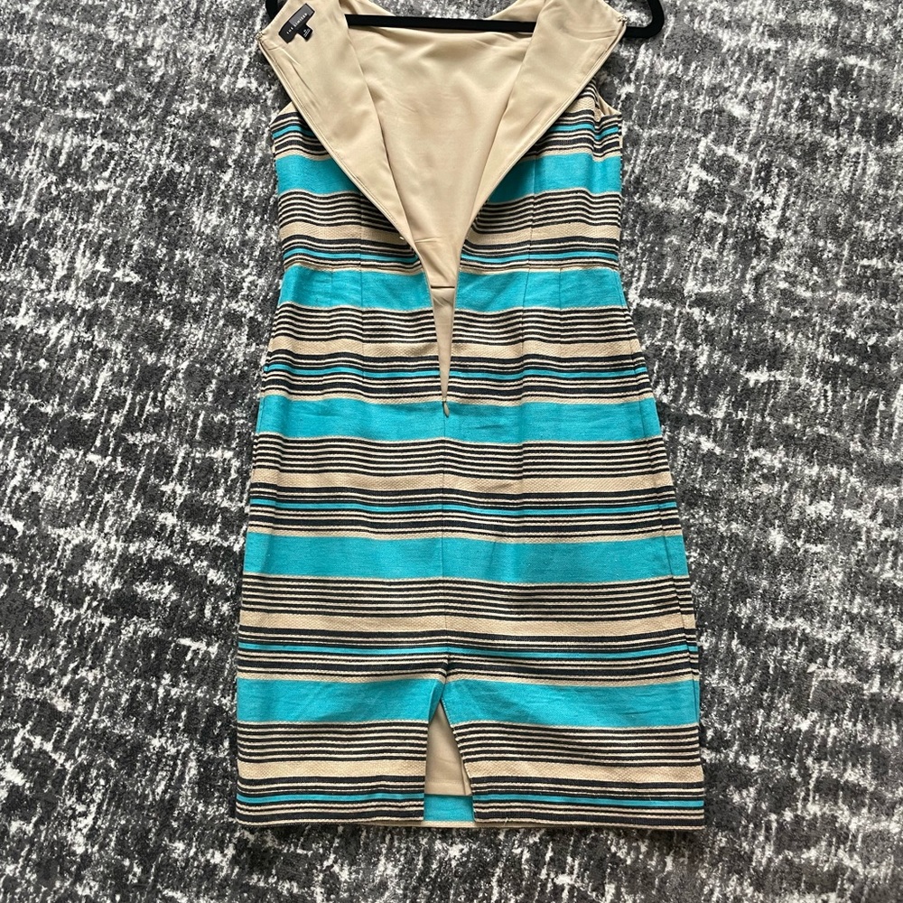 The Limited Blue and Beige Linen dress size 0